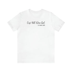 Cast Hell Down Girl Unisex Jersey Short Sleeve Tee