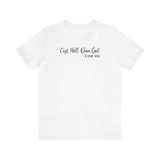 Cast Hell Down Girl Unisex Jersey Short Sleeve Tee