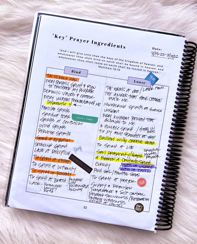 The Prayer Practice Planner